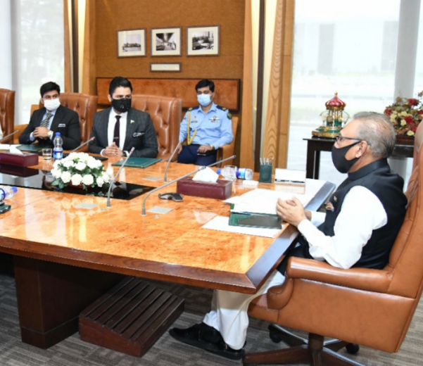 Top Digital Health Startup Meets President of Pakistan