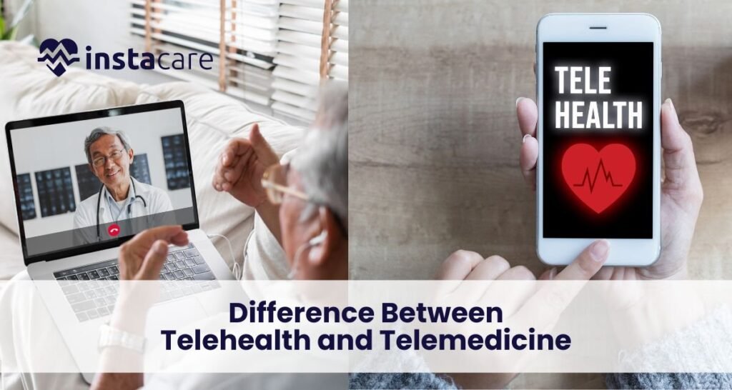Difference between telehealth and telemedicine