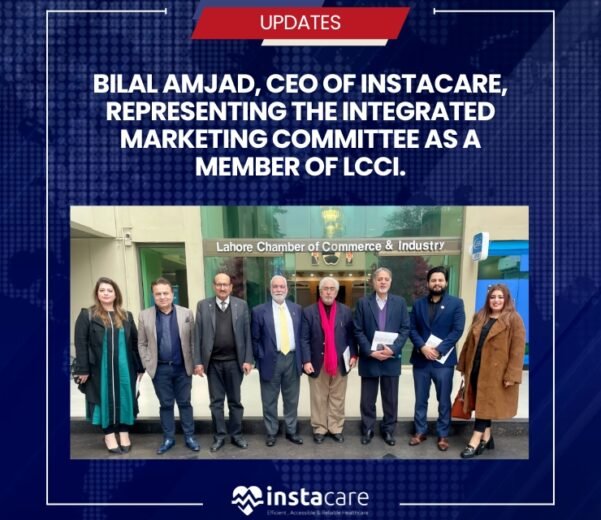 InstaCare representing the Integrated Marketing Committee as a member of LCCI.