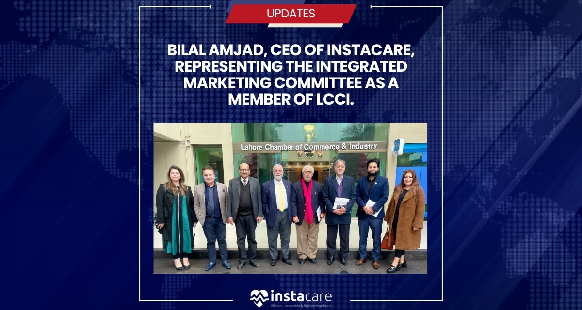 InstaCare representing the Integrated Marketing Committee as a member of LCCI.